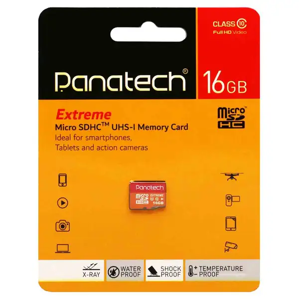 Panatech Extreme microSDHC UHS-I Class10 Full HD-16GB (گارانتی آسان سرویس)