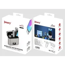 میکروفون بی سیم دارای کیس شارژ Jmary MW-15 (برای اندروید) gallery3