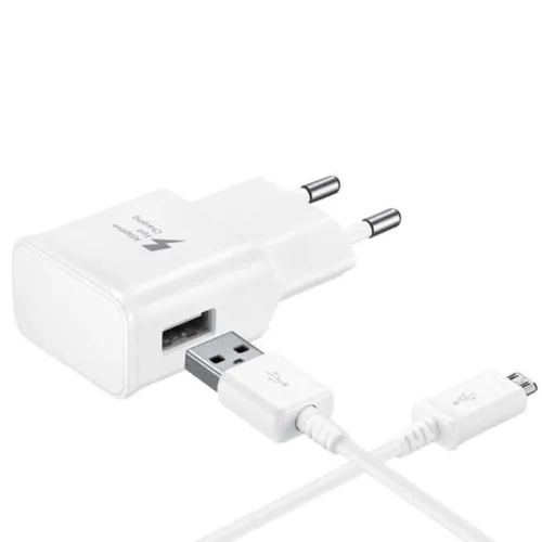 شارژر طرح اصلی گوشی سامسونگ s4 به همراه کابل micro usb