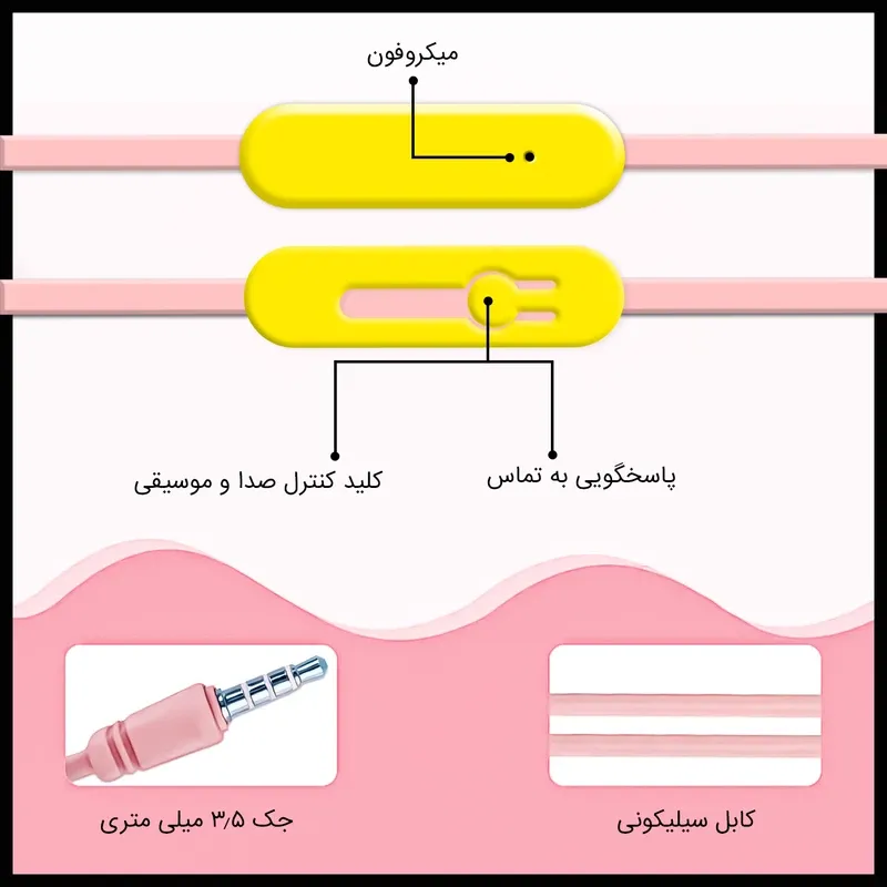 هندزفری مدل Q17 طرح Fresh Donuts gallery5