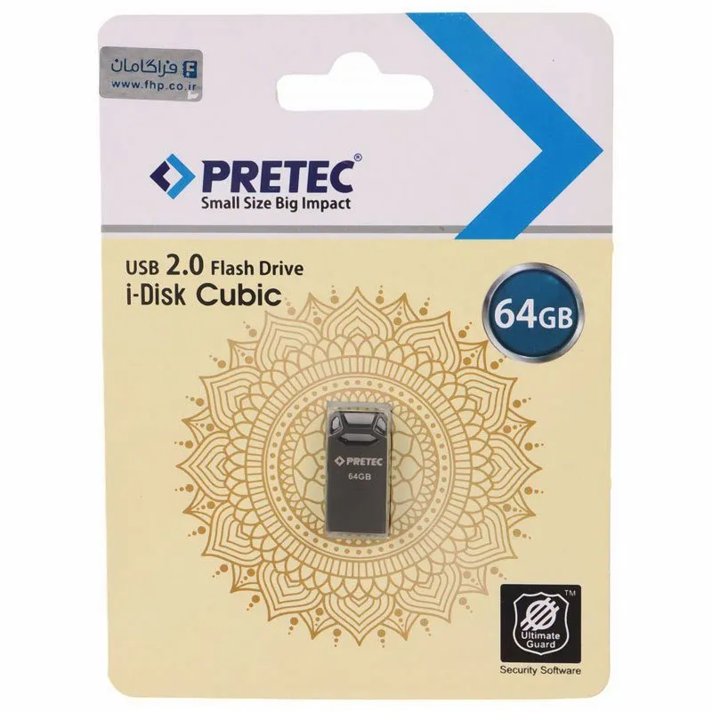 فلش 64 گیگ پرتک Pretec i-Disk Cubic gallery0