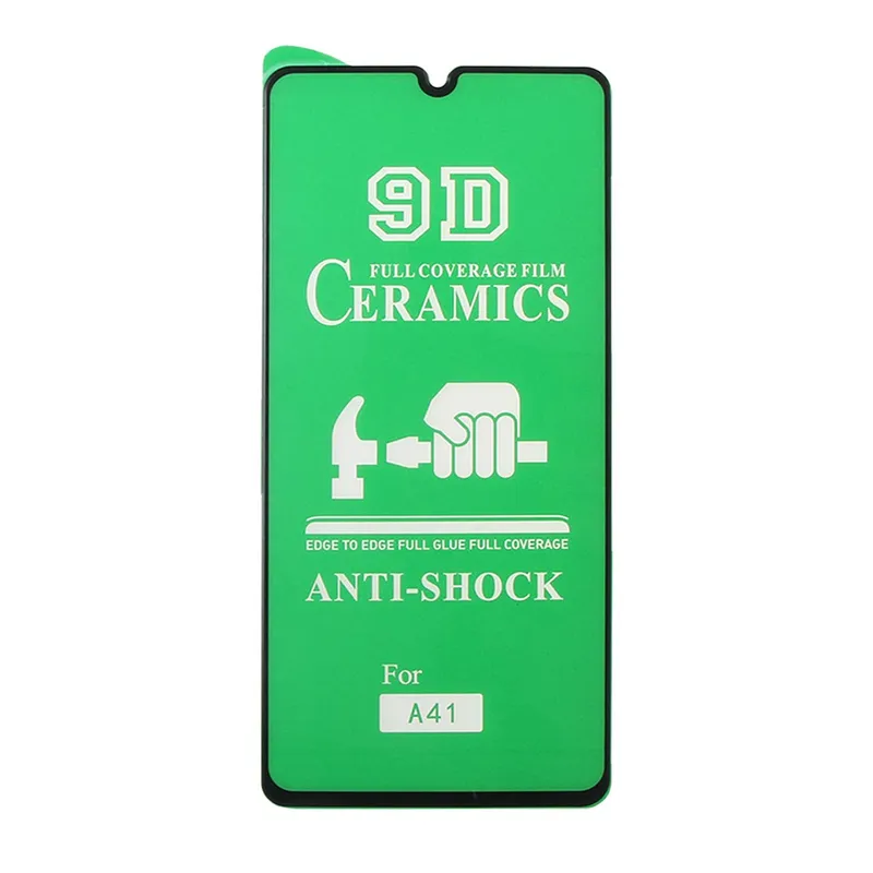 محافظ صفحه نمایش سرامیکی Samsung A41 - Full Cover - مشکی (بدون پک) gallery0