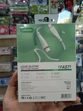 کابل سیلیکونی لیندوس پلاس مدل LN-C30 دو سر تایپ سی 60W gallery1