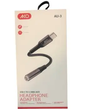 کابل تبدیل تایپ سی به جک 3.5م اکو AKO-AU3
