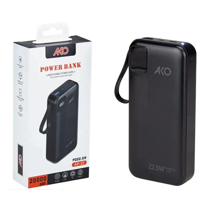 پاوربانک آکو مدل AKO AP-22 با ظرفیت 20000 میلی آمپرساعت gallery0