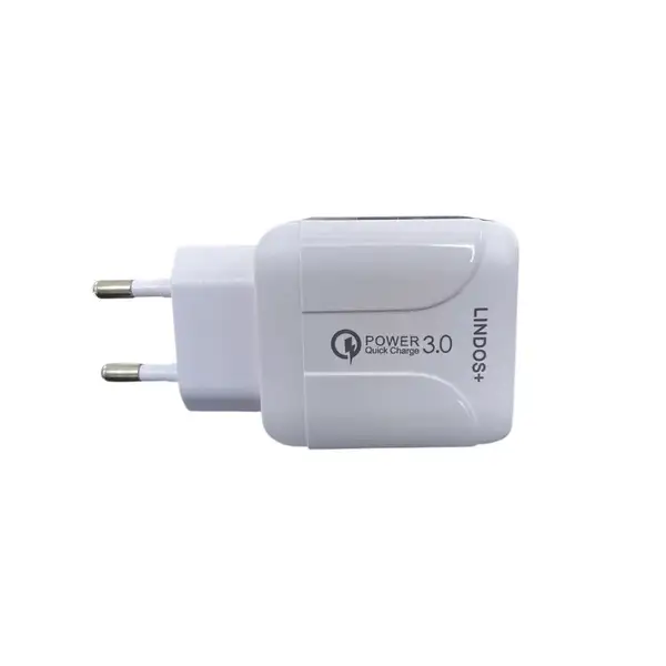 شارژر دیواری +Lindos مدل (LN-CH4 (20W