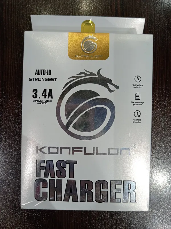 شارژر اورجینال KONFULON اندرویدی 2 پورت USB 3.1A gallery1