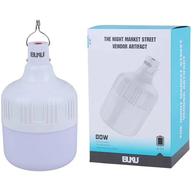 لامپ شارژی 80 وات بوکو LB-04 gallery0