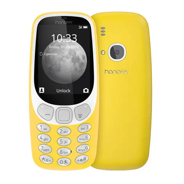 گوشی موبایل Hanofer مدل HA-1030 3310 ظرفیت 32 مگابایت - زرد