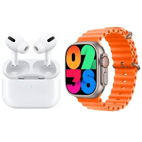 ساعت هوشمند 49 میلیمتری کیکویر مدل KW56 ultra3 به همراه هدفون بلوتوثی