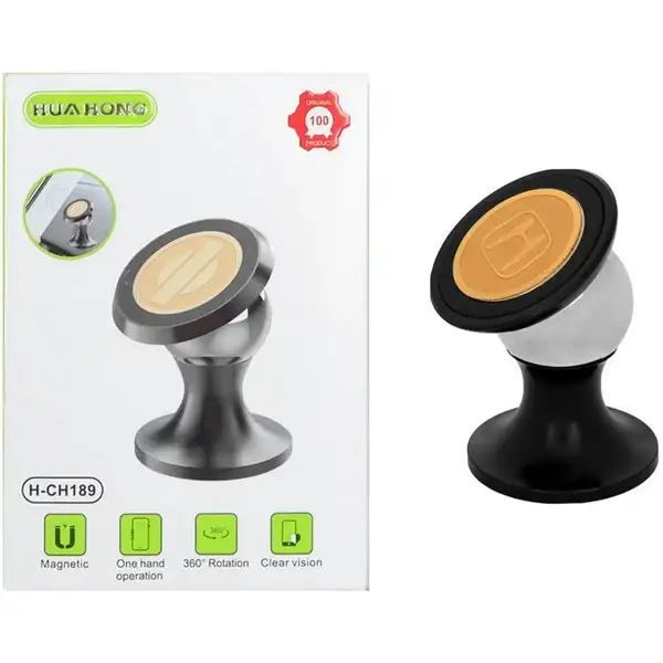 هولدر مگنتی HUAHONG مدل H-CH189 - مشکی - MMS