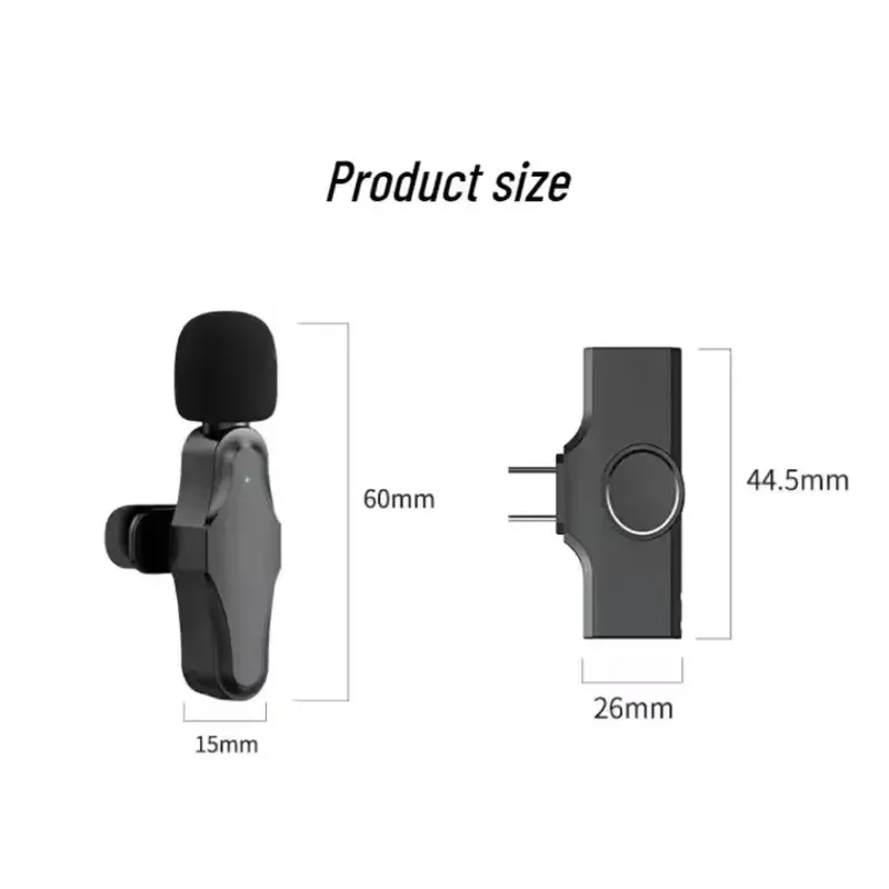 میکروفن یقه ای مدل k21 lightning gallery1