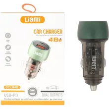 شارژر فندکی PD و فست دو پورت Liami مدل CC.LM-82 48W gallery0