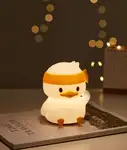 چراغ خواب سیلیکونی طرح اردک نشسته هدبند دار thumb 1