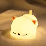 چراغ خواب سیلیکونی گربه خوابالو thumb 1