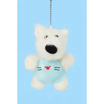 سرکلیدی عروسکی خرس سفید