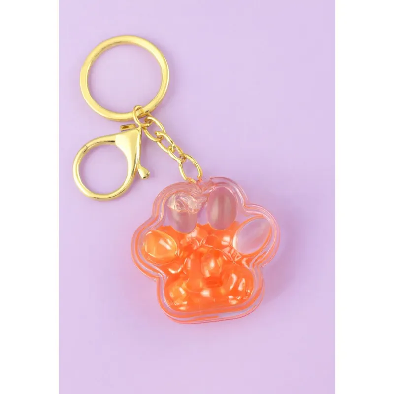 سرکلیدی آکواریمی مدل پای گربه با محتوای حروف انگلیسی gallery0