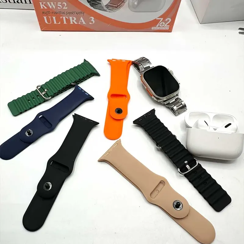 پک ساعت هوشمند KEQIWEAR مدل KW52 ULTRA 3 gallery1