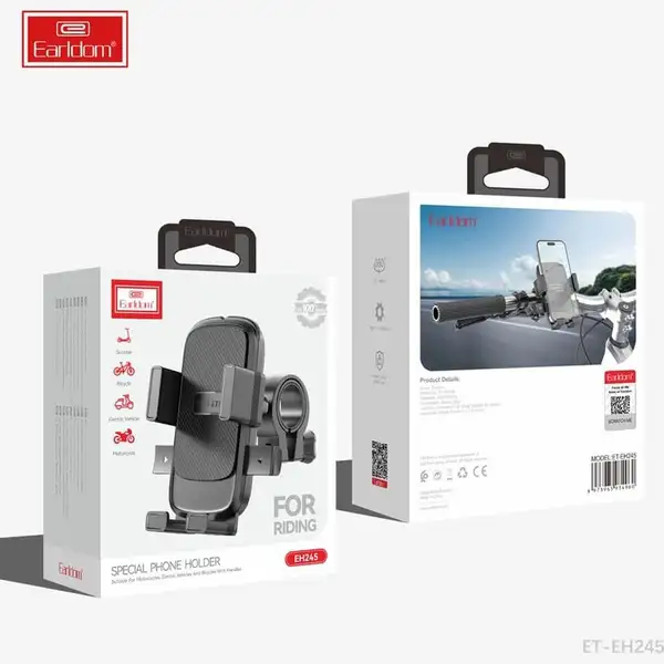 هولدر گوشی مناسب دوچرخه و موتور Earldom مدل EH245