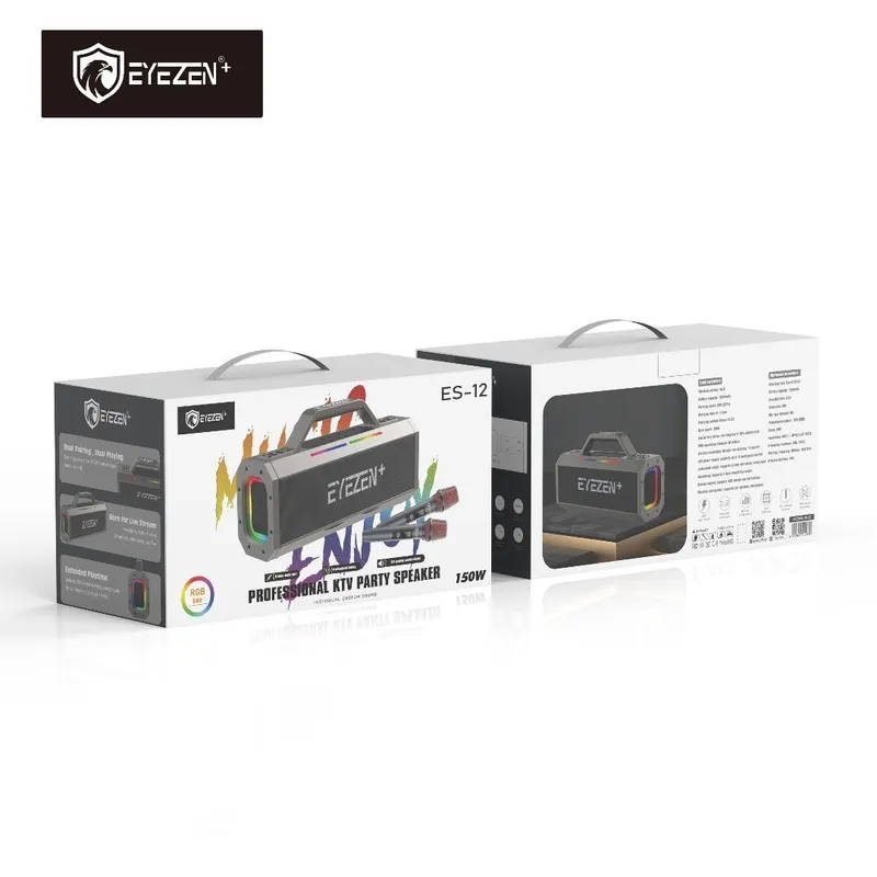 اسپیکر پرتابل بلوتوثی +EYEZEN مدل ES-12 gallery1