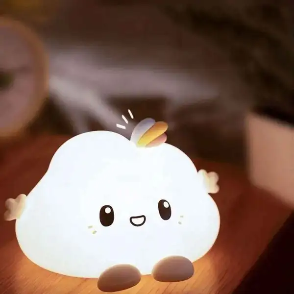 چراغ خواب سیلیکونی ابر کوچولو