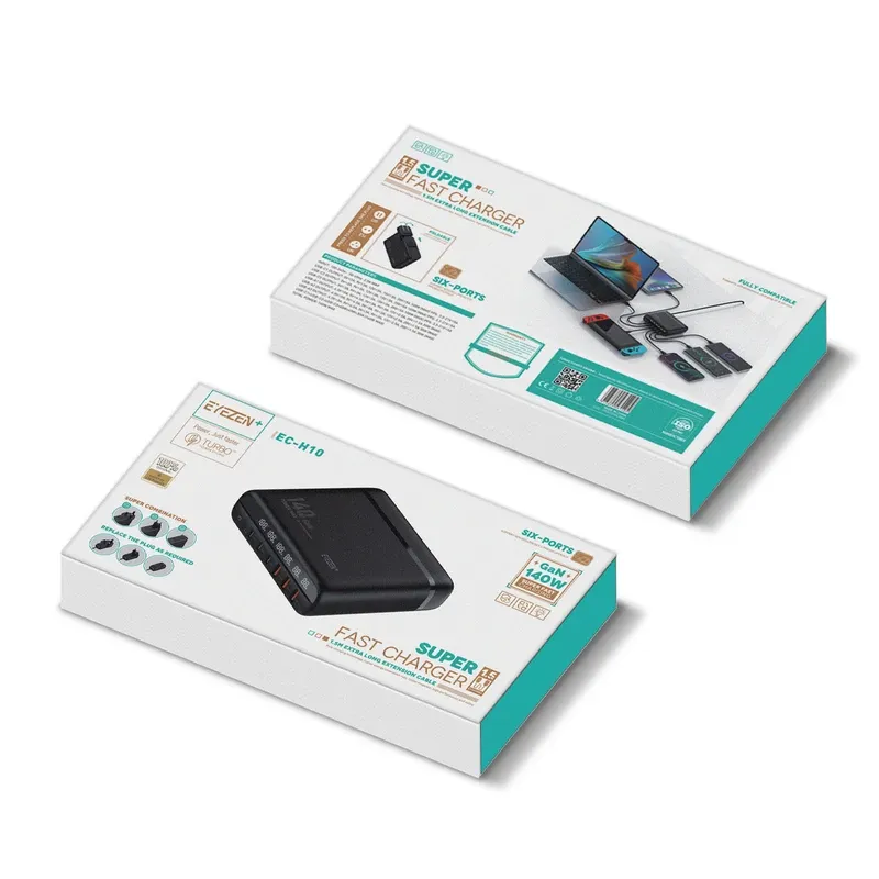 شارژر سوپر فست شش پورت +Eyezen مدل EC-H10 gallery0