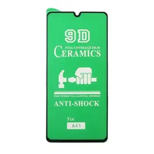 محافظ صفحه نمایش سرامیکی Samsung A01- A40 - M01- Full Cover - مشکی (بدون پک) gallery0