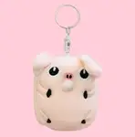 سرکلیدی عروسکبی طرح خوک (آویز کیف ) thumb 1