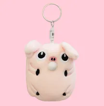 سرکلیدی عروسکبی طرح خوک (آویز کیف ) gallery0