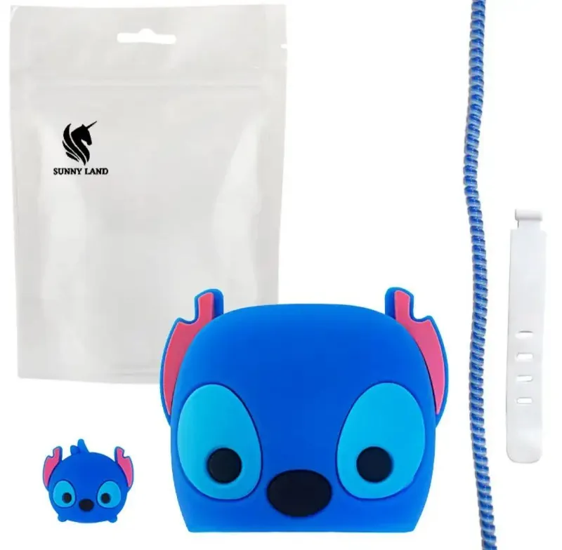 محافظ آداپتور و کابل شارژر عروسکی استیچ gallery2