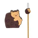 محافظ آداپتور و کابل شارژر طرح خرس فانتزی thumb 1