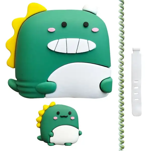 محافظ آداپتور و کابل شارژر عوسکی طرح دایناسور