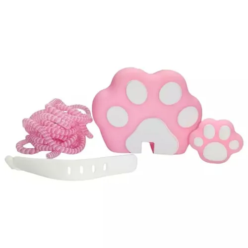 محافظ آداپتور و کابل شارژر عروسکی طرح پنجه گربه