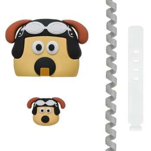 محافظ آداپتور کابل شارژر عروسکی طرح سگ گله