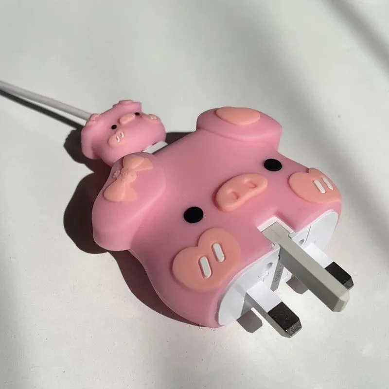 محافظ آداپتور و کابل شارژر طرح خوک gallery2