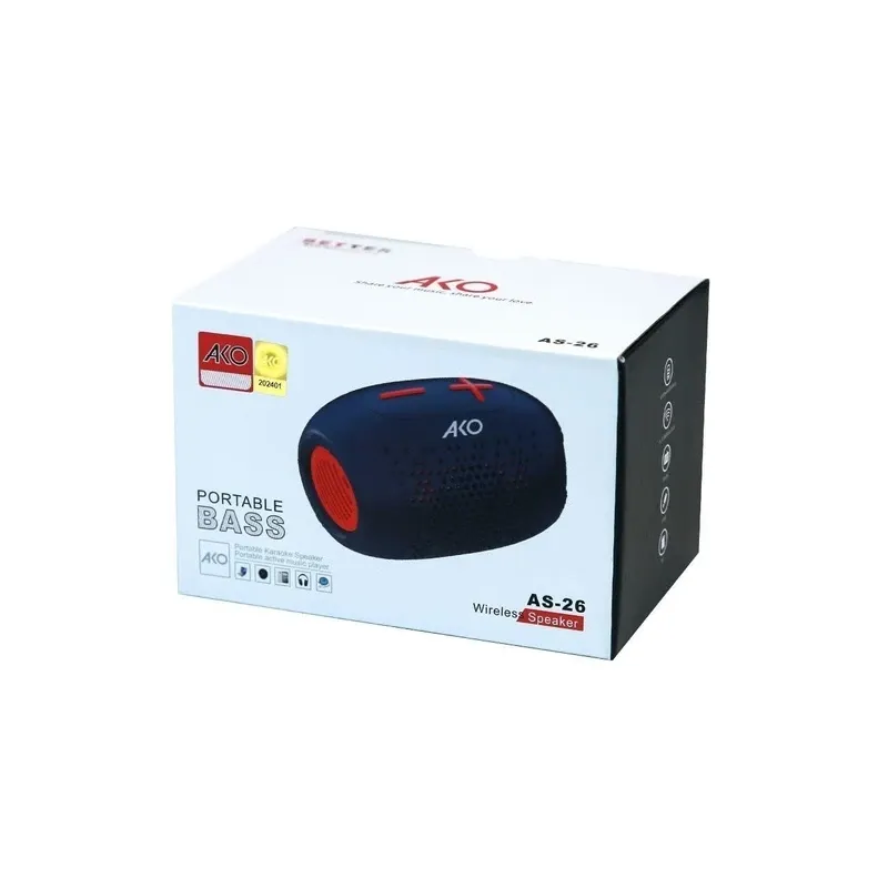 اسپیکر بلوتوثی قابل حمل آکو مدل AS-26 gallery1
