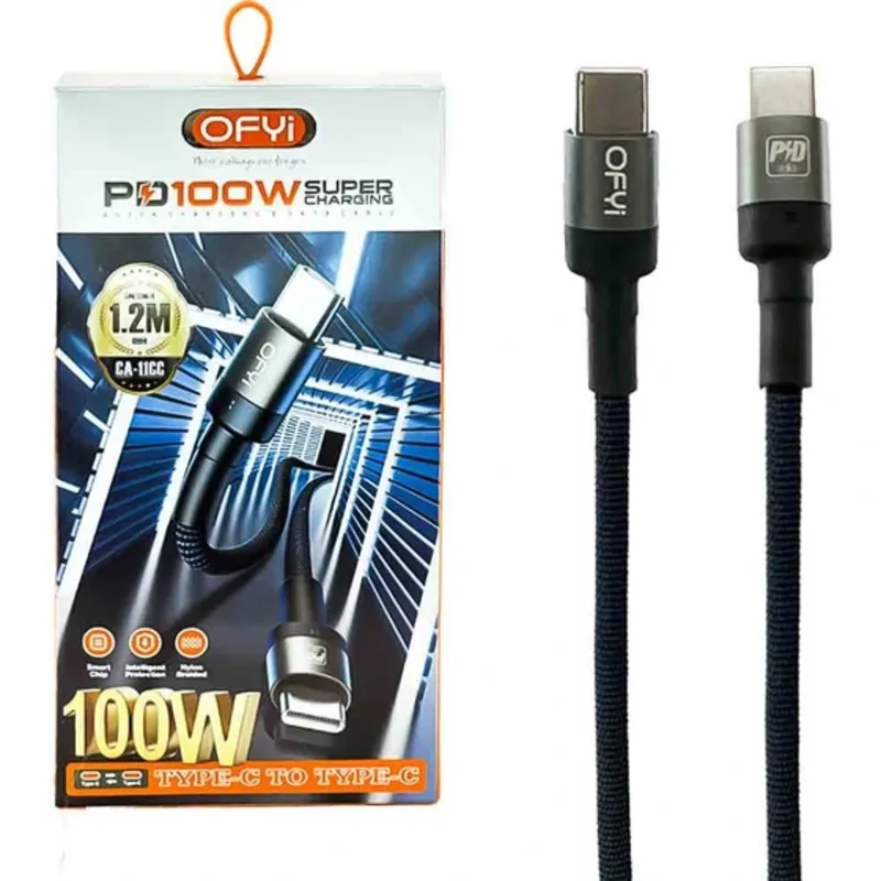 کابل شارژ OFYiمدل CA-11CC تبدیل TYPE-C به TYPE-C gallery0