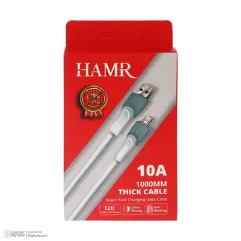 کابل تبدیل USB به microUSB هامر مدل Z10 طول 1 متر