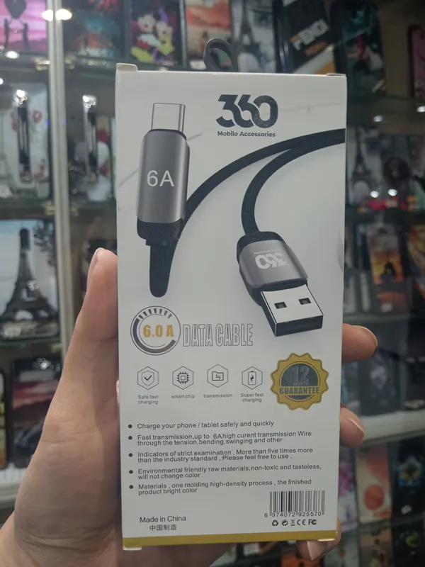 کابل Type-c برند 360 مدل CS-01 gallery1