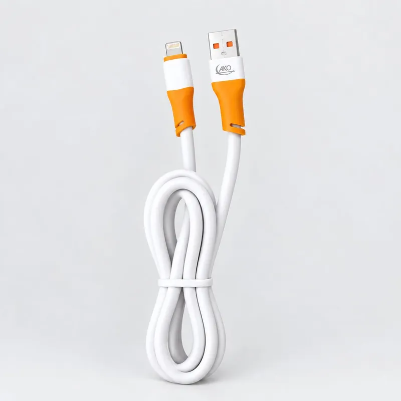 کابل تبدیل USB به Lightning آکو مدل AC-52 طول 1 متر gallery1