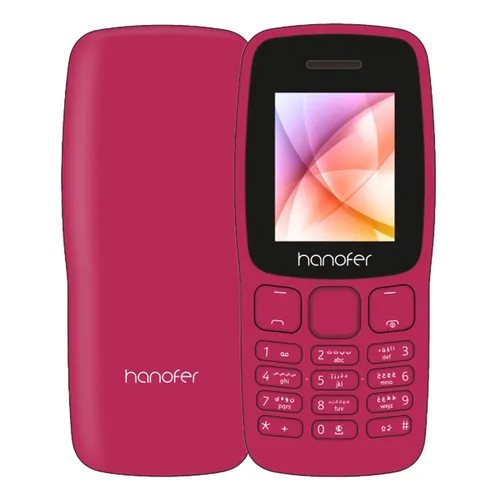 گوشی موبایل Hanofer مدل V610 - قرمز (سه ماه تعویض)