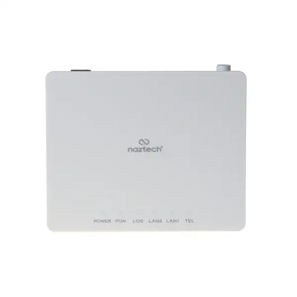 مودم فیبرنوری Naztech مدل NZT-8120C - سفید (تحت لیسانس شرکت Huawei)(گارانتی یکساله هایپرسل)
