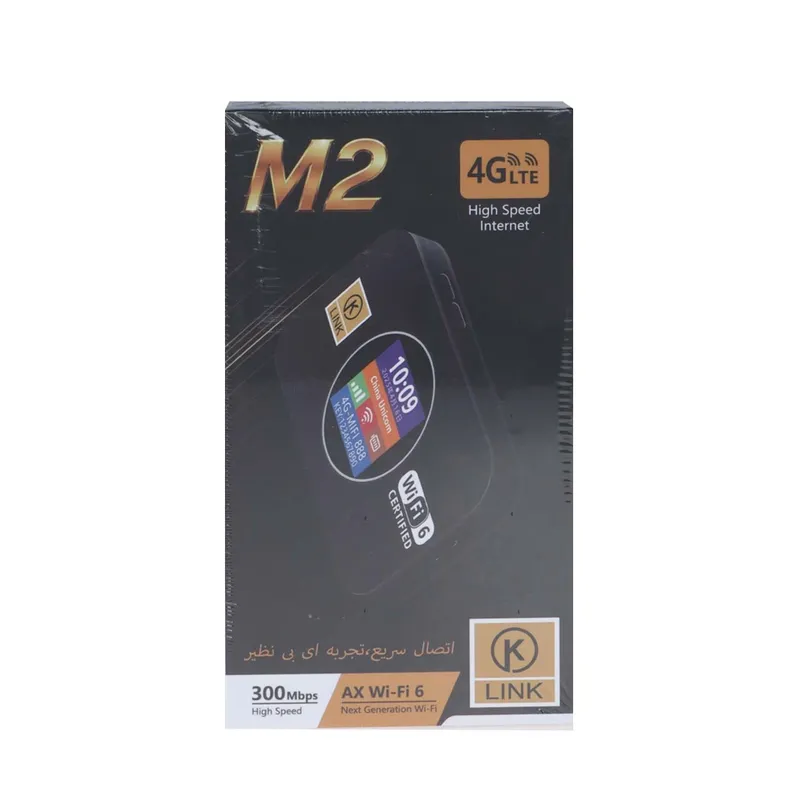 مودم همراه K-Link 4G LTE مدل M2 - مشکی (گارانتی 12 ماهه باهم اندیشان) gallery5